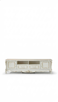 Sideboard Weiß Luxus Elegantes Wohnzimmer Kommode Schränke Lowboard Möbel Neu