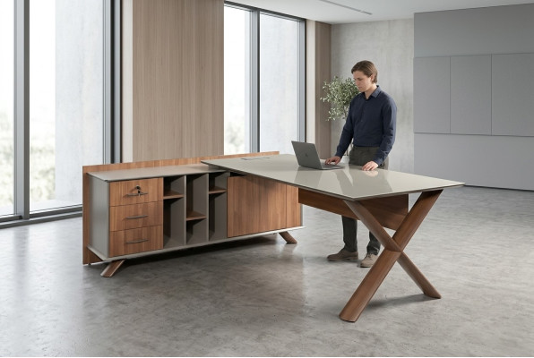 Eckschreibtisch Büro Einrichtung Zimmer Möbel Design Schreibtische Möbel