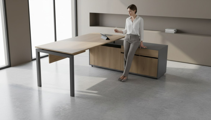 Eckschreibtisch Arbeitsmöbel Büro Tisch Luxus Modern Designer Möbel Tische