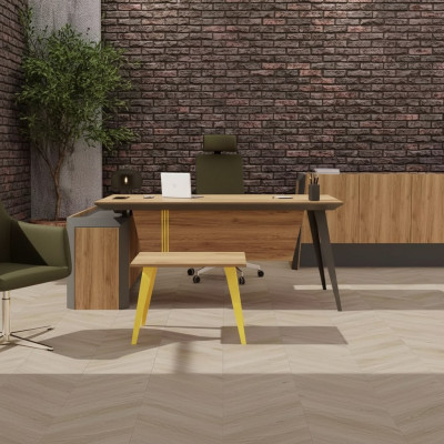 Eckschreibtisch Couchtisch Sideboard Büro Möbel Design Arbeitszimmer