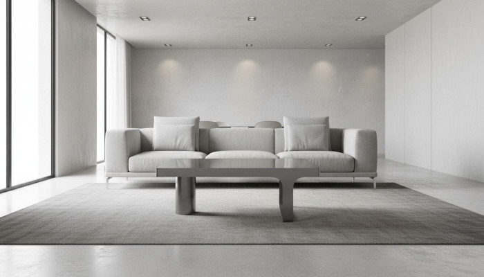 Luxus Couchtisch Büro Designermöbe Tisch Beistelltische Holz Grau