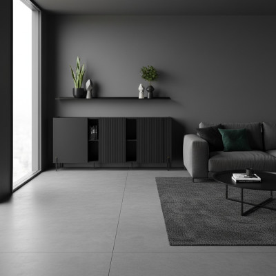 Moderne Bürokommode Sideboard Luxus Büromöbel Lowboard Holzmöbel Neu