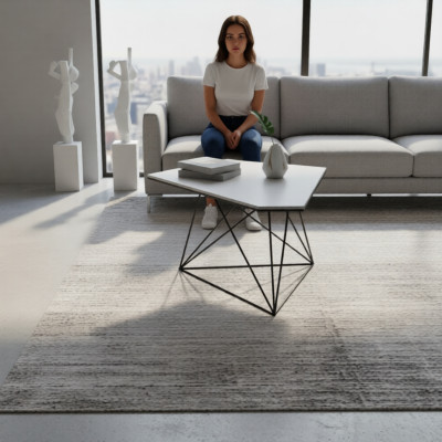 Moderner Couchtisch Beistelltische Arbeitszimmermöbel Design Weiß Neu