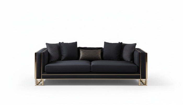 Sofagarnitur Sofa Sessel 3+3+1Sitzer Couchtisch Beistelltisch Set 5tlg