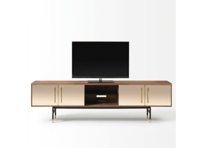 Lowboard rtv Regal Sideboard braun rtv Design Luxus Holz Möbel 260cm