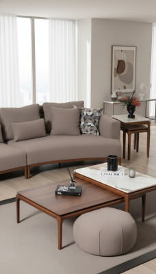 Wohnzimmer 2x Couchtisch Tisch Luxus Design Möbel Braune Tische 2tlg.