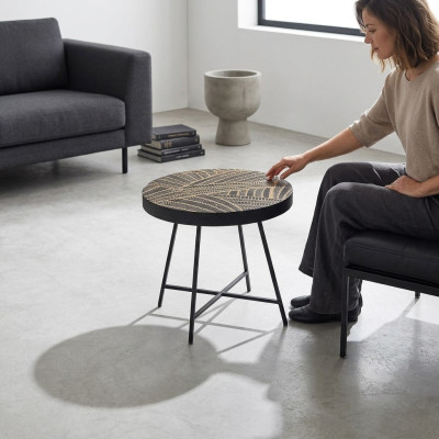 Rund Couchtisch Luxus Design Tisch Kaffee Tische Beistell Wohnzimmer Neu