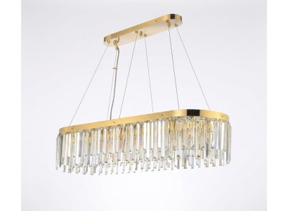 Kronleuchter Kristall Luxus Gold Pendel Hänge Lampe Leuchte Wohnzimmer