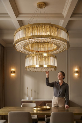 Deckenlampe Wohnzimmer Stil Moderne Deckenleuchte Luxus Lampe Kristall
