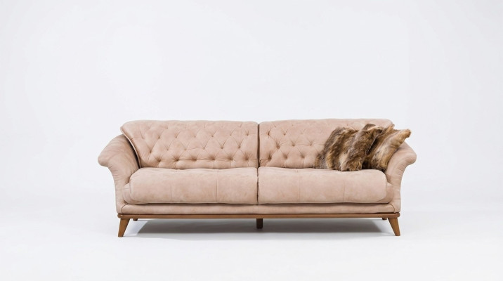 Sofa Couch Möbel Sofagarnitur Set Sitzgruppe 3+3+1 Couchen Sofas Stoff Textil