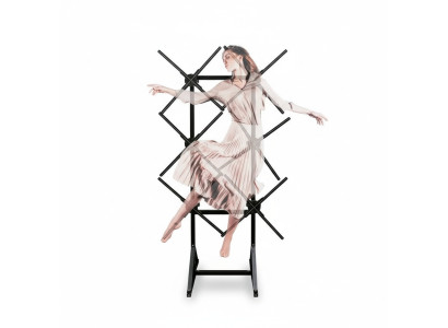 Holografischer Projektor 3D Figur Event Stand Hologramm Messen Webung Display