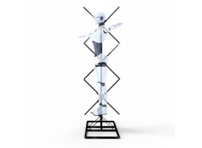 Hologramm Werbeständer 3D-Werbung Werbefigur Moderator Host Holographic