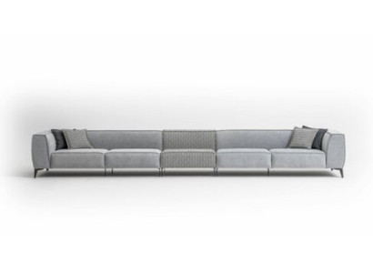big Sofa Couch 8 Sitzer Italienische xxl Couchen Sofas Möbel Textil