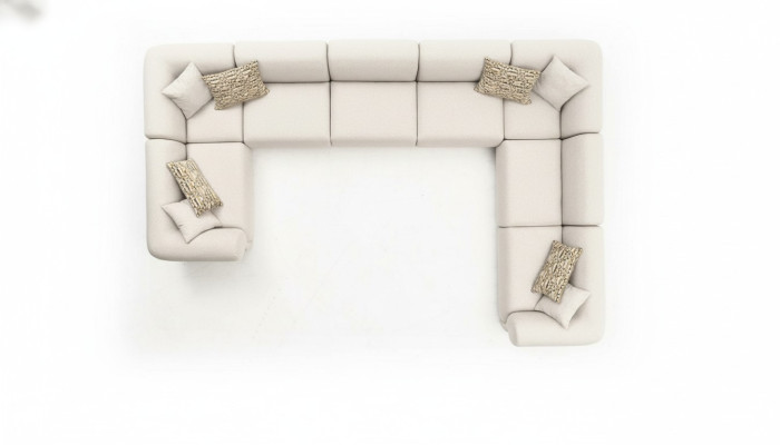 Sofa U-Form Wohnzimmer Luxus Wohnlandschaft Design Polster Ecksofa Möbel