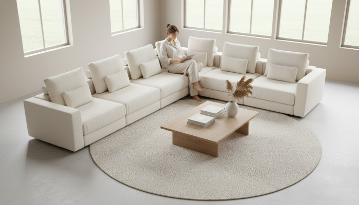 Wohnzimmer Möbel Ecksofa Relax Sitzgruppe Polstereckgarnitur Couchen
