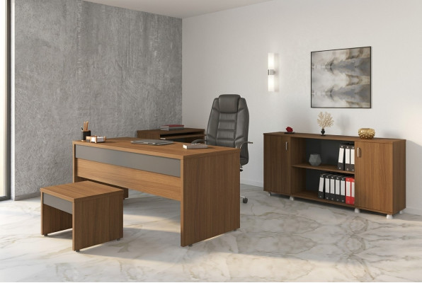 Tisch Büro Arbeitszimmer Büromöbel Schreibtische Schränke 3tlg