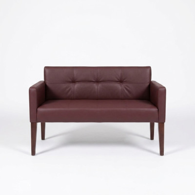 Rosa Zweisitzer Couch Arbeitszimmer Sofa Büromöbel Set Sofa Sitzmöbel
