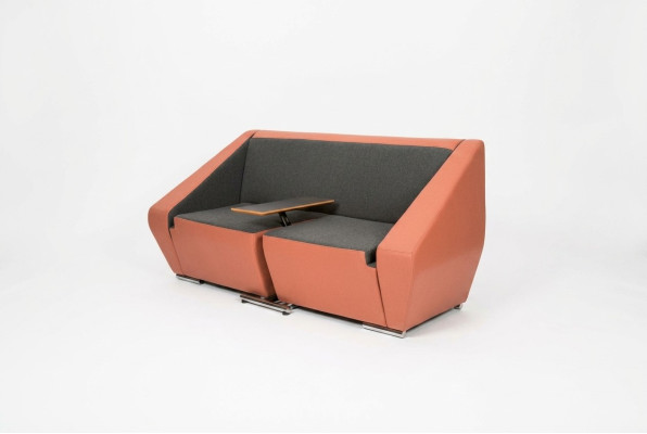Büromöbel Zweisitzer Sofa Polstercouch Workstation Arbeitscouch Sofas