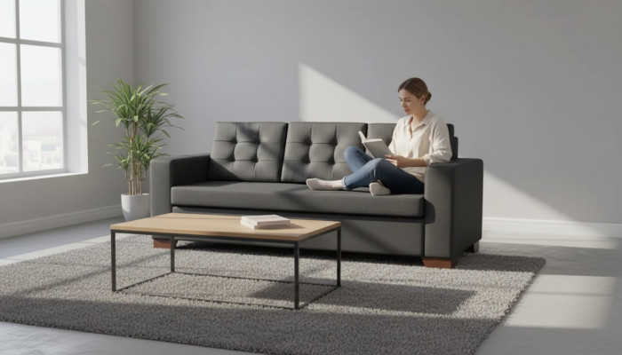 Designer Office Möbel Arbeitszimmer Dreisitzer Büromöbel Arbeitszimmer