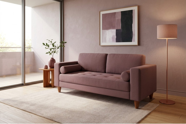 Moderner Zweisitzer Polstermöbel Sitzcouch Textilsofas Büroeinrichtung