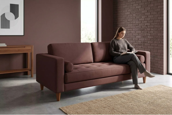 Modernes Sofa Dreisitzer Luxus Wohnzimmer Arbeitszimmermöbel Couch