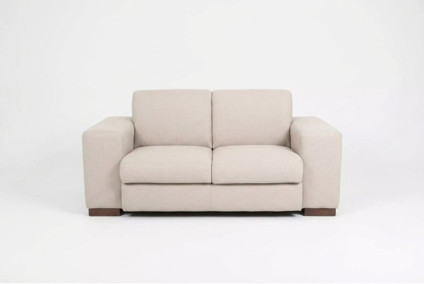 Weißer Zweisitzer Luxus Couch Moderne Arbeitszimmermöbel Stil Sofas