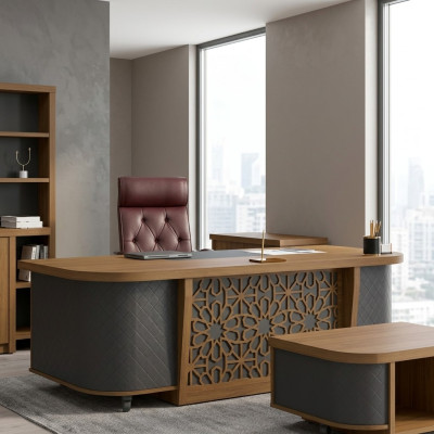 Arbeitstisch Büromöbel Designer Chefschreibtisch Moderne Office Möbel