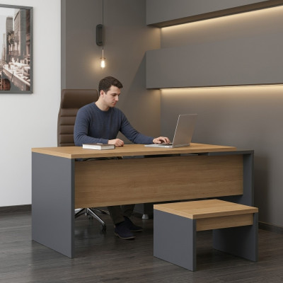 Eckschreibtisch Büro Möbel Holz Tisch Arbeitstisch Bürotisch Office