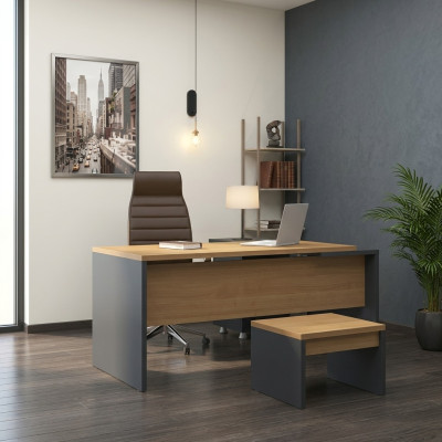 Eckschreibtisch Büro Möbel Holz Tisch Arbeitstisch Bürotisch Office