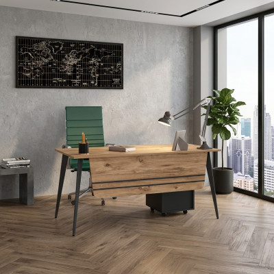 Arbeitszimmer Schreibtisch Büro Computertisch Tisch Computermöbel
