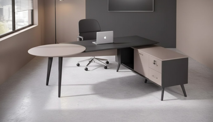 Büromöbel Eckschreibtisch Modern Luxus Tisch Designer Arbeitszimmer Tische