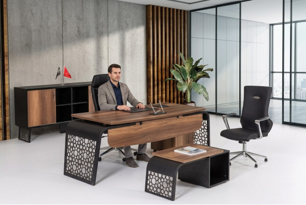 Schreibtisch Office Möbel Tisch Arbeitzimmer Büro Einrichtung Tische