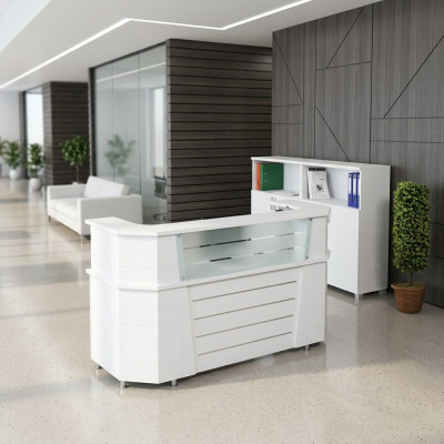 Büromöbel Rezeption Empfangsbereich Weiße Arbeitszimmermöbel Office