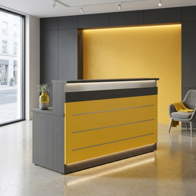 Büro Einrichtung Rezeption Arbeitszimmer Moderne Designer Office Neu