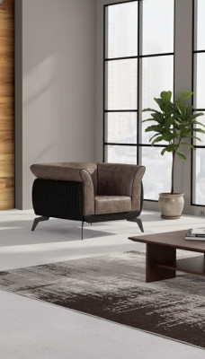 Sessel Designer Polster Stoff Arbeitzimmer Textil Möbel Luxus Sitz Neu