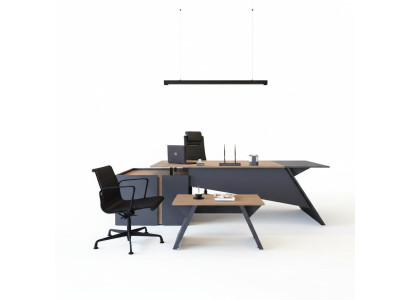 Luxus Büro Möbel Einrichtung Schreibtisch Couchtisch Aktenschrank Set 3tlg