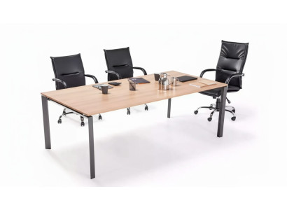 Großer Konferenztisch Besprechungstische Luxuriöse Holztische Büro Möbel