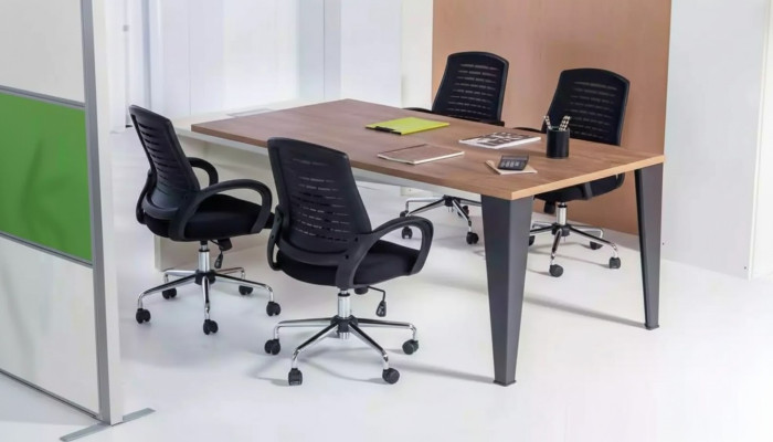 Konferenztisch Tisch Meeting Besprechungstisch Holz Schreibtisch Tische 220cm