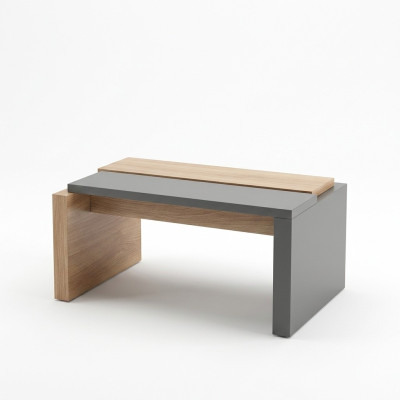 Moderner Luxus-Couchtisch Brauner Büro Ablagetisch Designer Holzmöbel