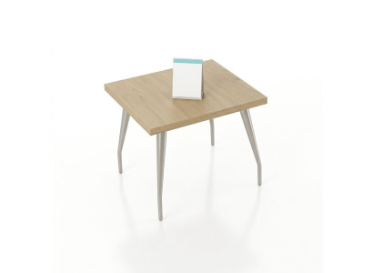 Klassischer Heller Couchtisch Modernes Design Ablage Holztisch Büro