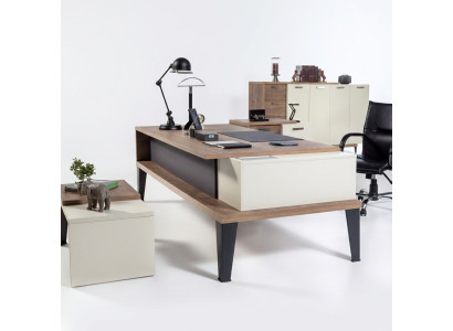 Designer Schreibtisch Exklusive Büromöbel Tisch Großer Chefschreibtisch