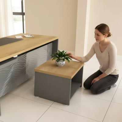 Moderner Brauner Ablagetisch Couchtisch Luxus Designer Einrichtung