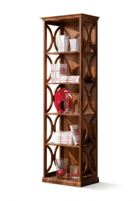 Modernes Bücherregal Holzmöbel Designer Einrichtung Wohnzimmer Möbel