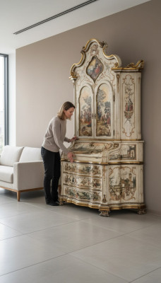 Luxus Klassische Anrichte Schränke Kommode Vitrine Holzmöbel Buffet Schrank