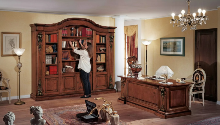 Klassisches Braunes Bücherregal Büro Möbel Regale Design Regal Schrank