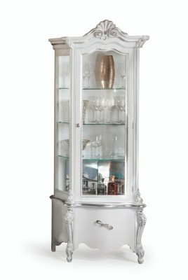 Luxuriöse Holzschränke Designschränke weiß italienische Möbel Regal