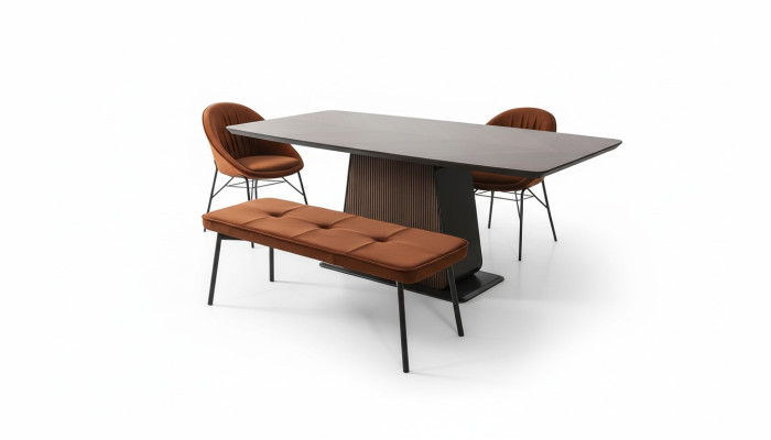 Esstisch Esszimmertisch Tisch Esszimmer Essecke Holz Modern Braun Tische
