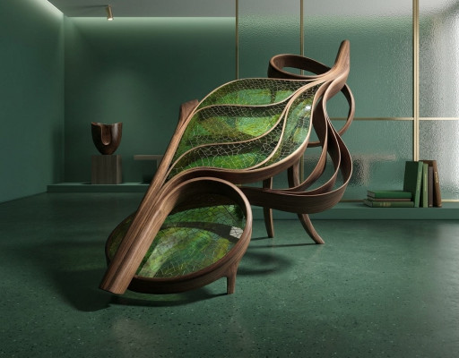 Moderne Couchtisch Epoxidharz Kaffeetisch Tische Holz Beistelltisch