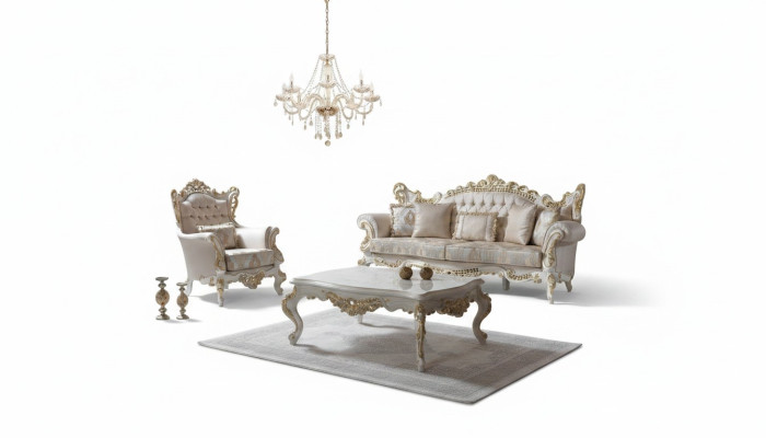 Polstersofa Komplette Couchgarnitur Sofagarnitur Beige Sofa Stoffsofa