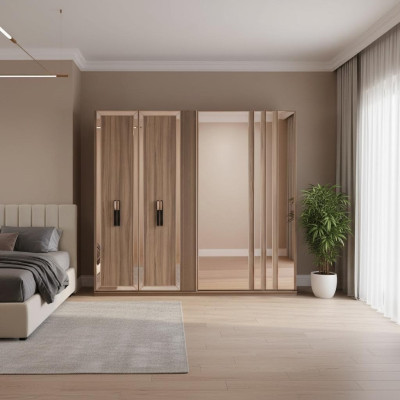 Kleiderschränke Modern Kleiderschrank Schränke Gold Holz Schlafzimmer